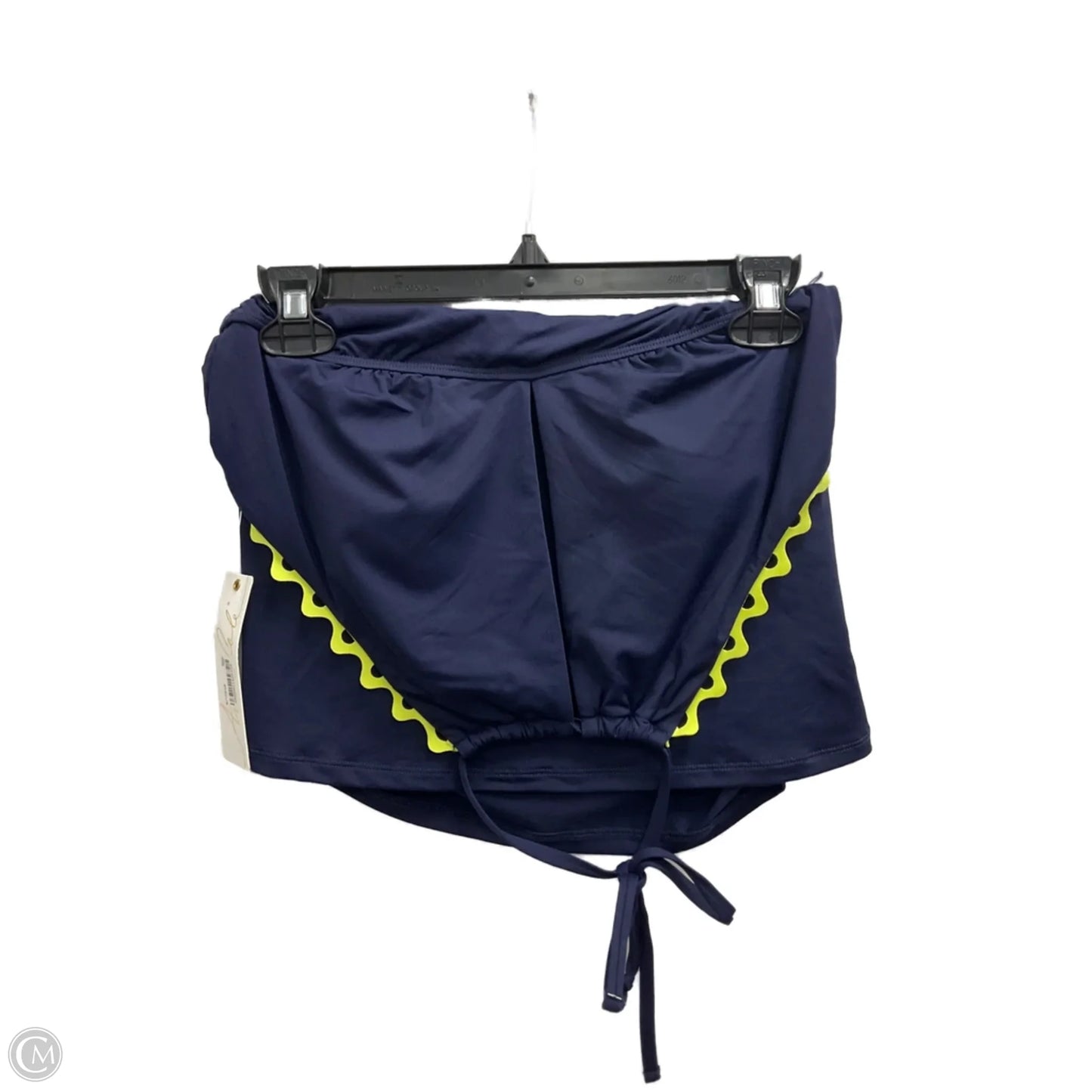 Swimsuit Top By Clothes Mentor In Navy, Size: L