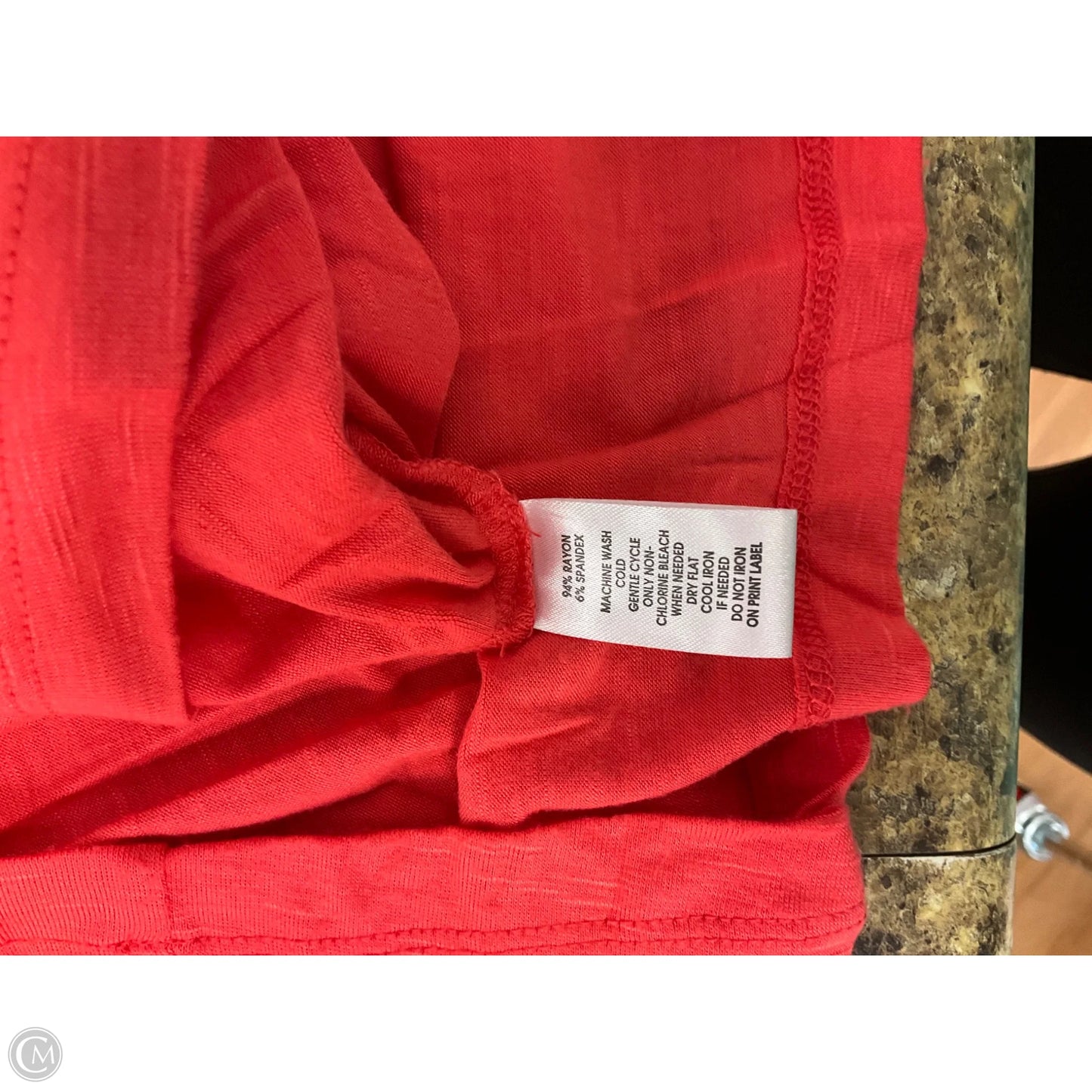 Top Sleeveless By Loft In Coral, Size: S