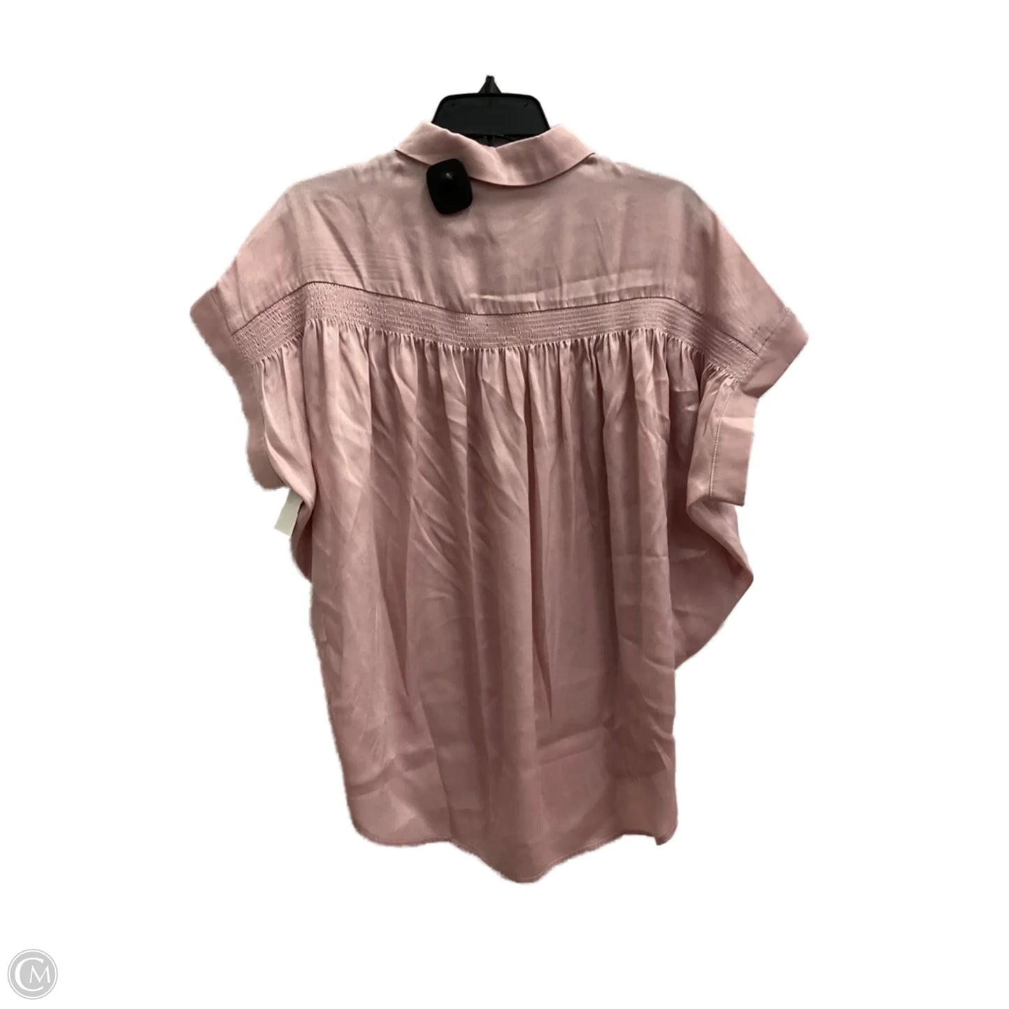 Blouse Short Sleeve By Jodifl In Pink, Size: M