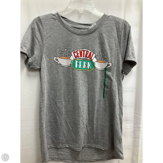 Top Short Sleeve Basic By Clothes Mentor In Grey, Size: M