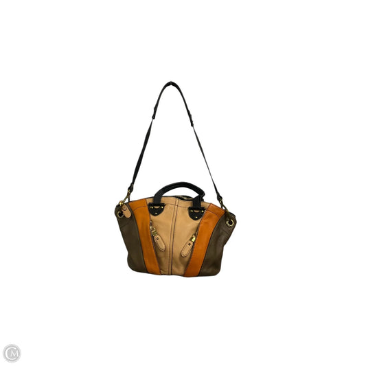 Crossbody Leather By Oryany, Size: Medium