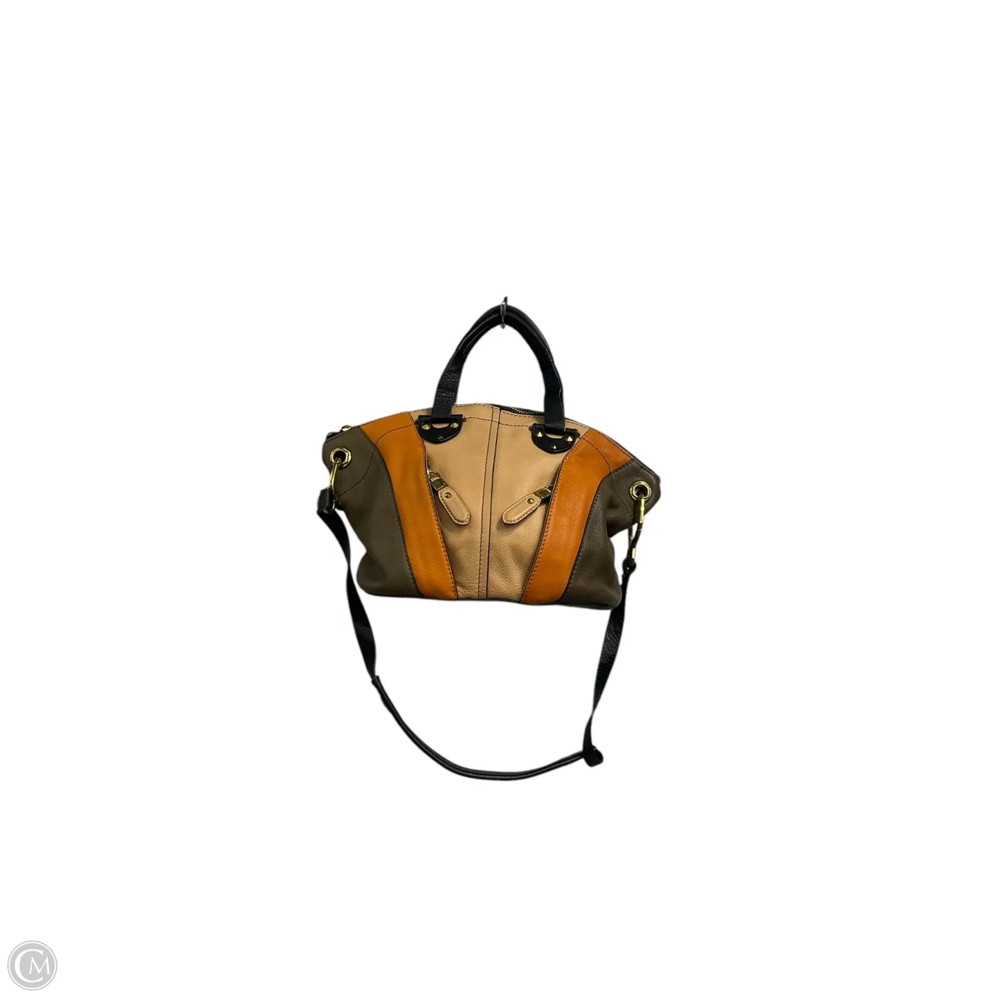 Crossbody Leather By Oryany, Size: Medium