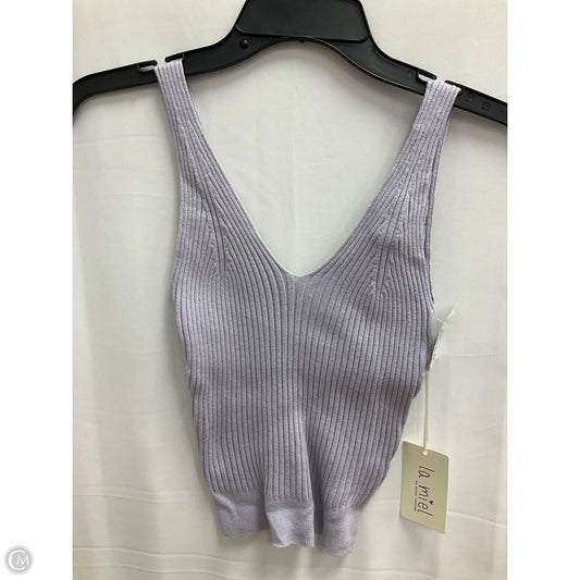 Tank Top By La Miel In Purple, Size: S