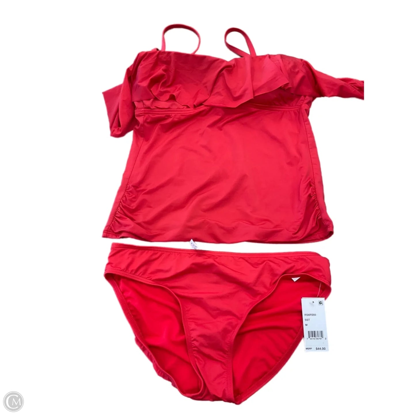 Swimsuit 2pc By Kenneth Cole Reaction In Red, Size: M