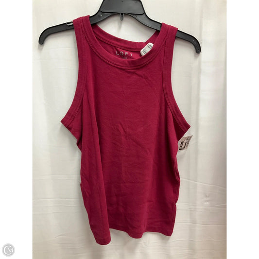 Tank Top By Loft In Maroon, Size: Xl