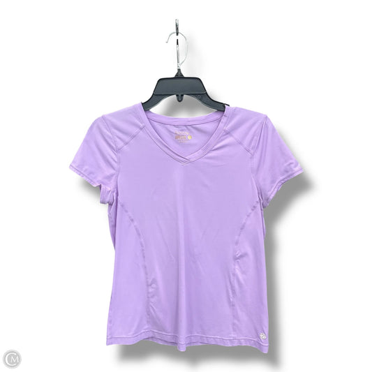 Top Short Sleeve Designer By Lilly Pulitzer In Purple, Size: S