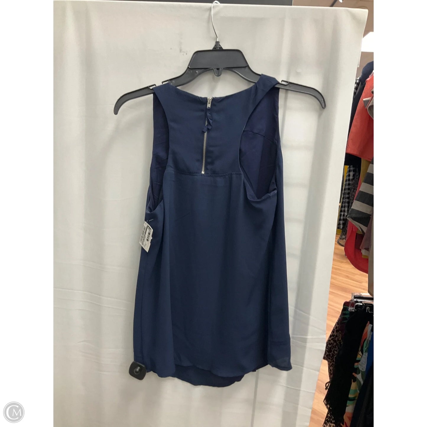Top Sleeveless By Banana Republic In Navy, Size: Xs