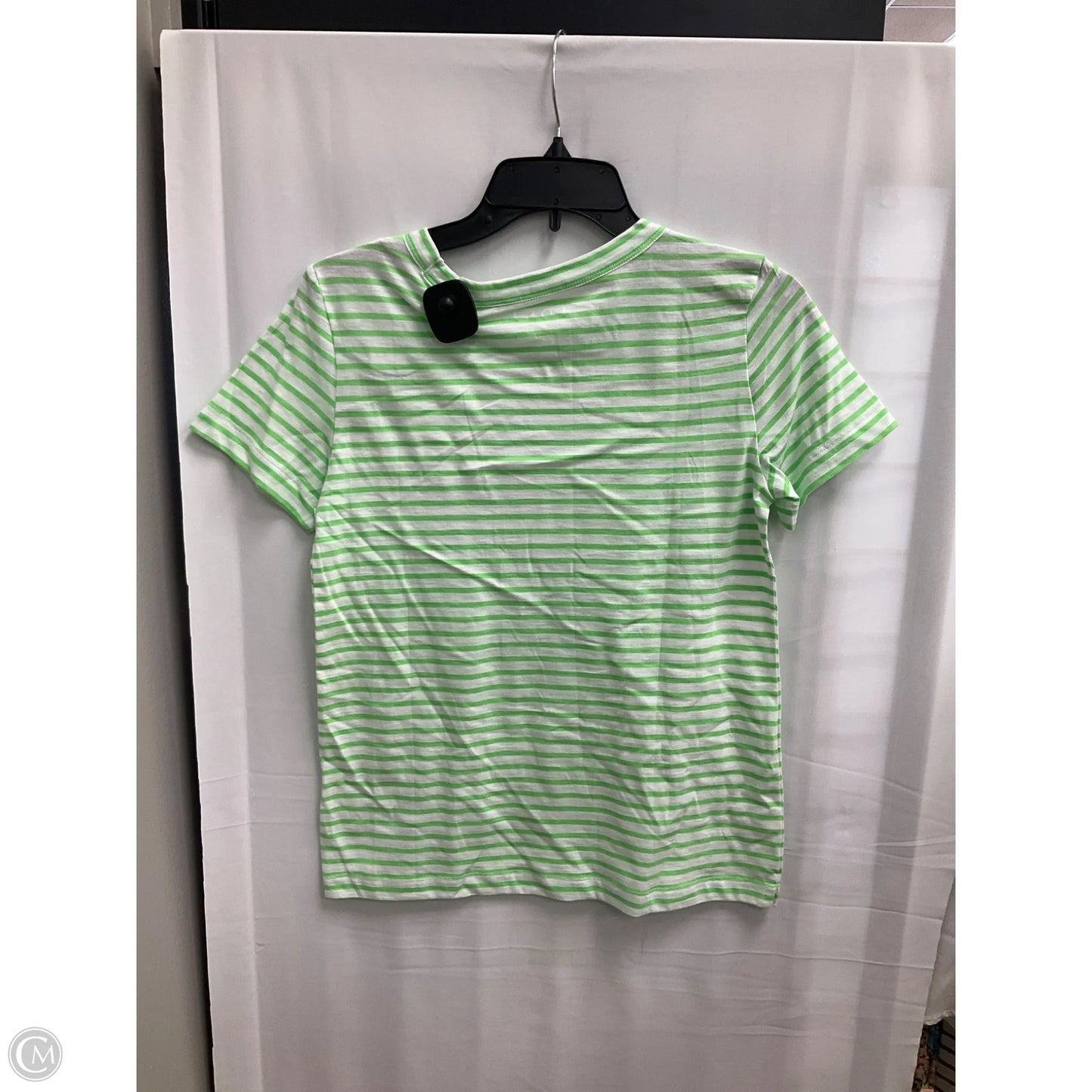 Top Short Sleeve By Loft In Striped Pattern, Size: Xs