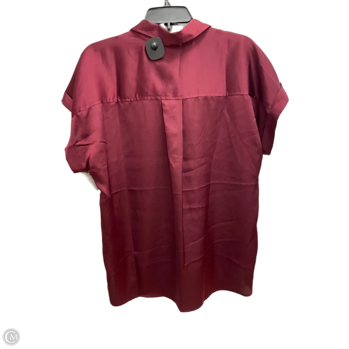Blouse Short Sleeve By Entro In Purple, Size: S