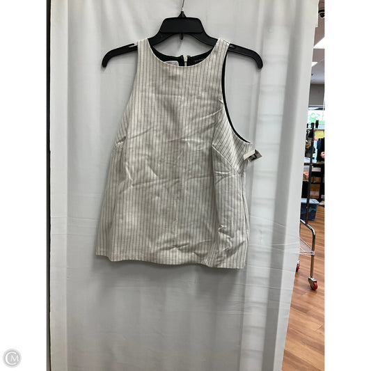 Top Sleeveless By Banana Republic In Striped Pattern, Size: S