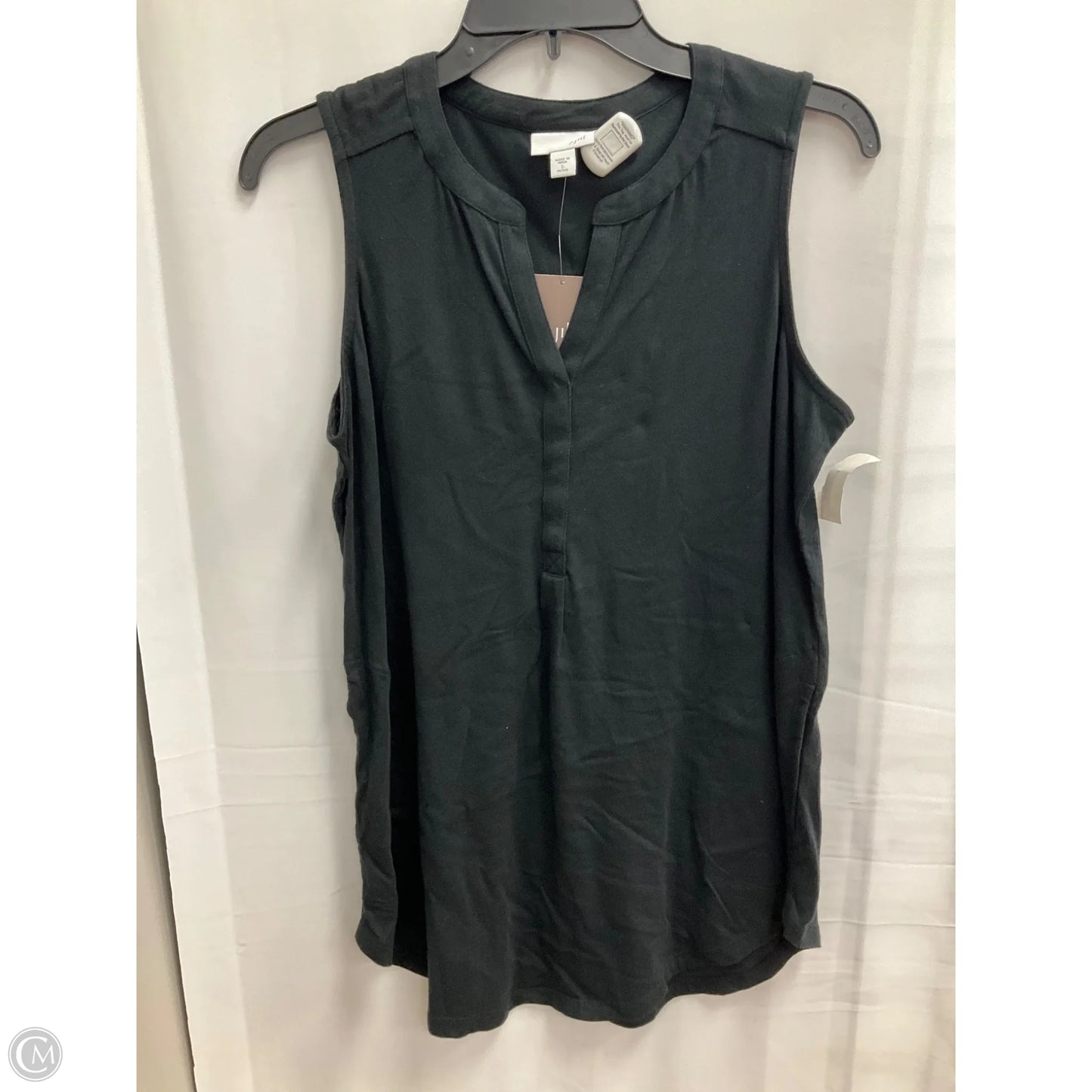 Top Sleeveless By J. Jill In Black, Size: S