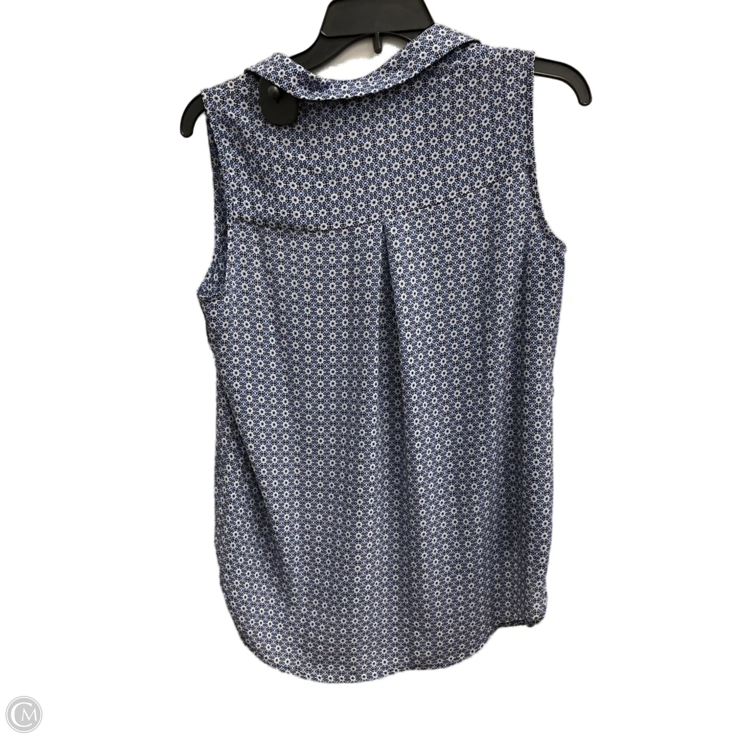 Blouse Sleeveless By Pleione In Blue, Size: S