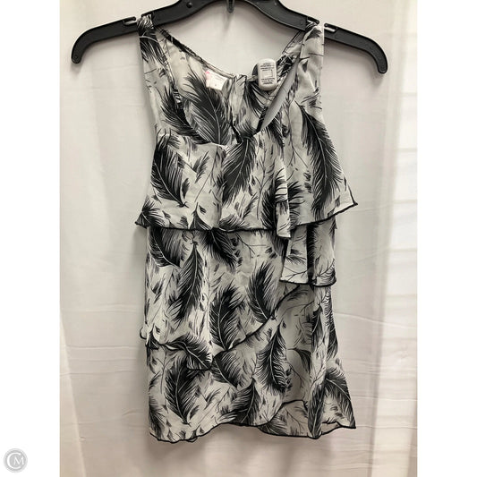 Blouse Sleeveless By Clothes Mentor In Black & White, Size: S