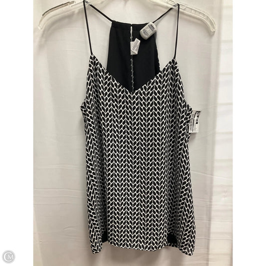 Top Sleeveless By Express In Black & White, Size: S