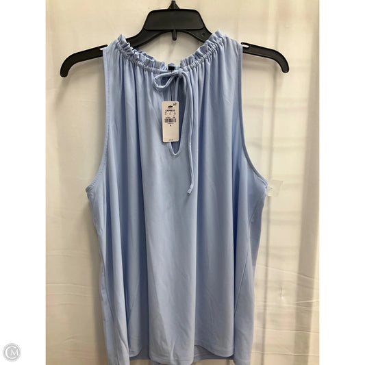 Top Sleeveless By Express In Blue, Size: M