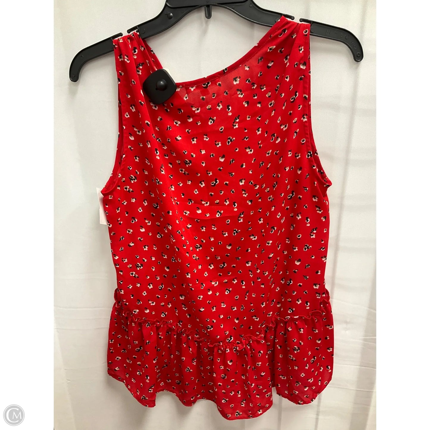 Top Sleeveless By Pleione In Floral Print, Size: M