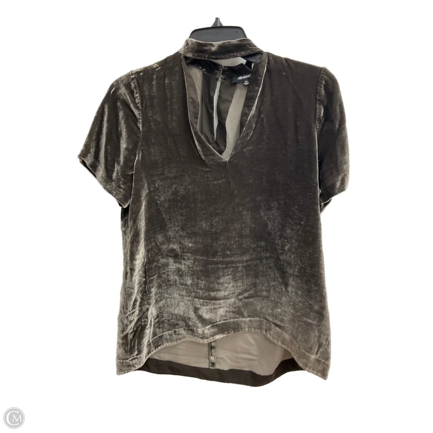 Top Short Sleeve By Madewell In Grey, Size: Xs