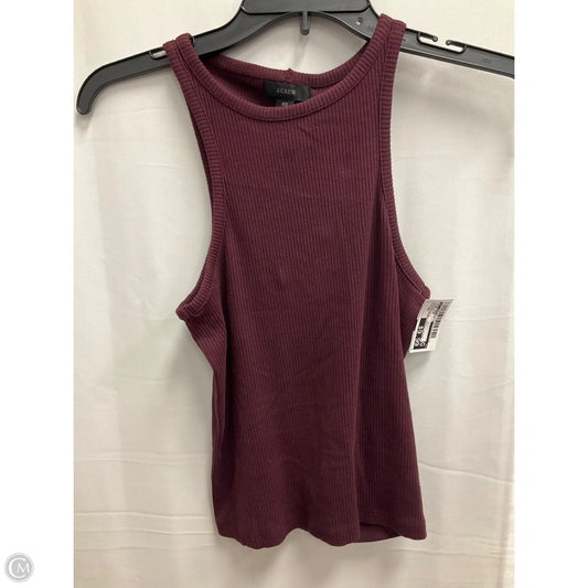 Tank Top By J. Crew In Purple, Size: Xs