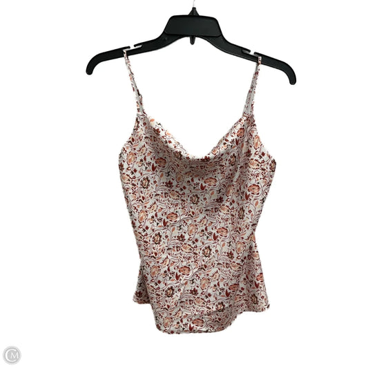 Top Sleeveless By Loft In Floral Print, Size: Xs