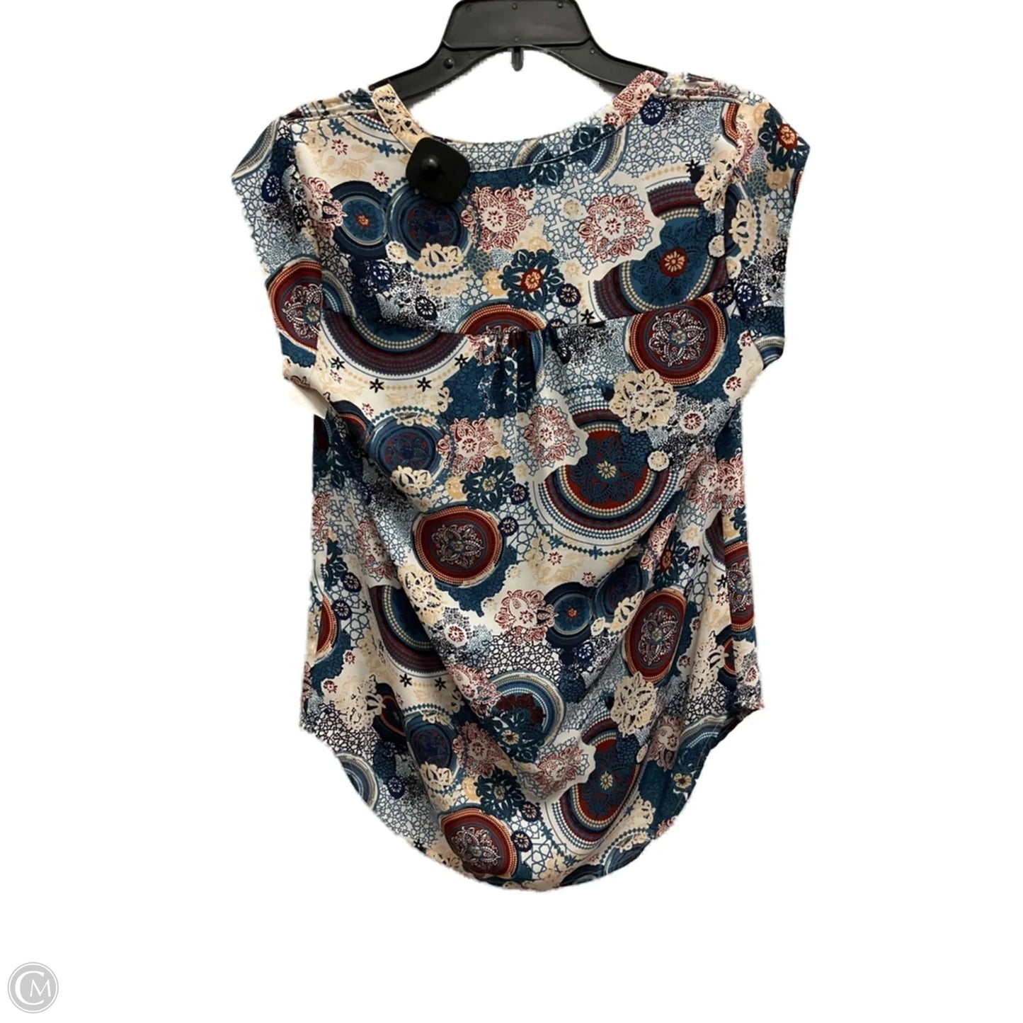 Blouse Sleeveless By Daniel Rainn In Multi-colored, Size: S