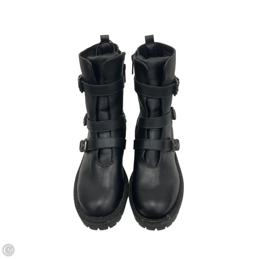 Boots Ankle Flats By Clothes Mentor In Animal Print, Size: 6.5