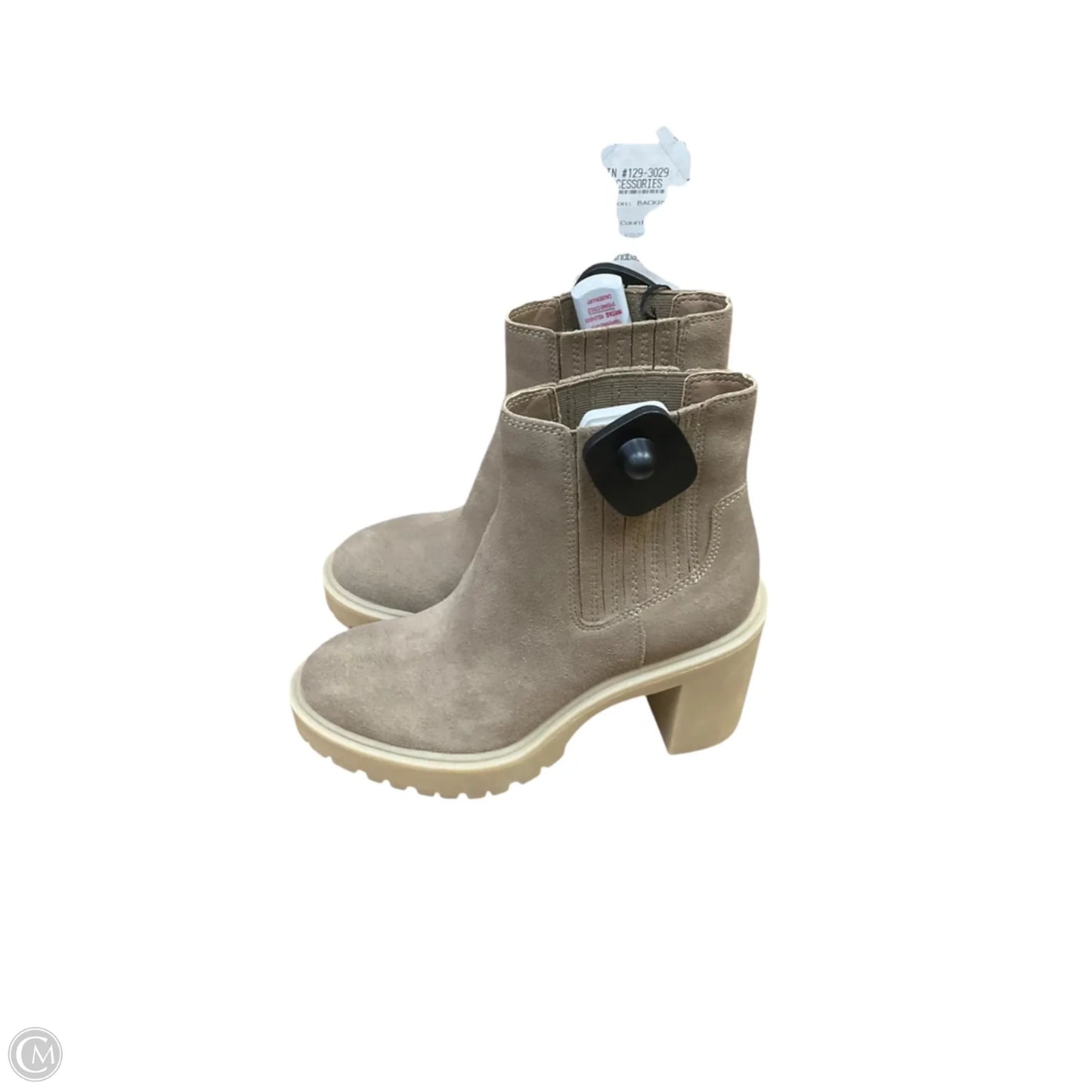 Boots Ankle Heels By Dolce Vita In Beige, Size: 6