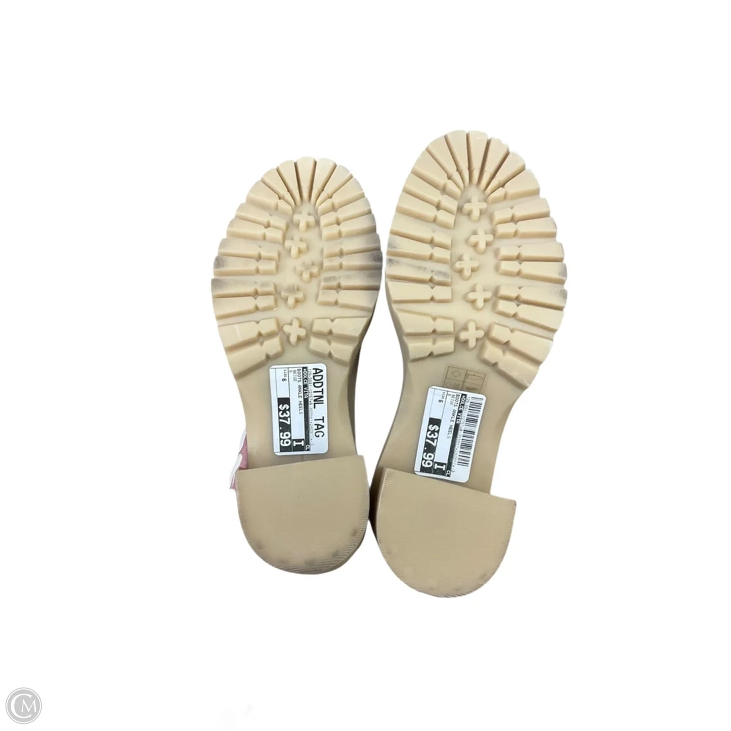 Boots Ankle Heels By Dolce Vita In Beige, Size: 6