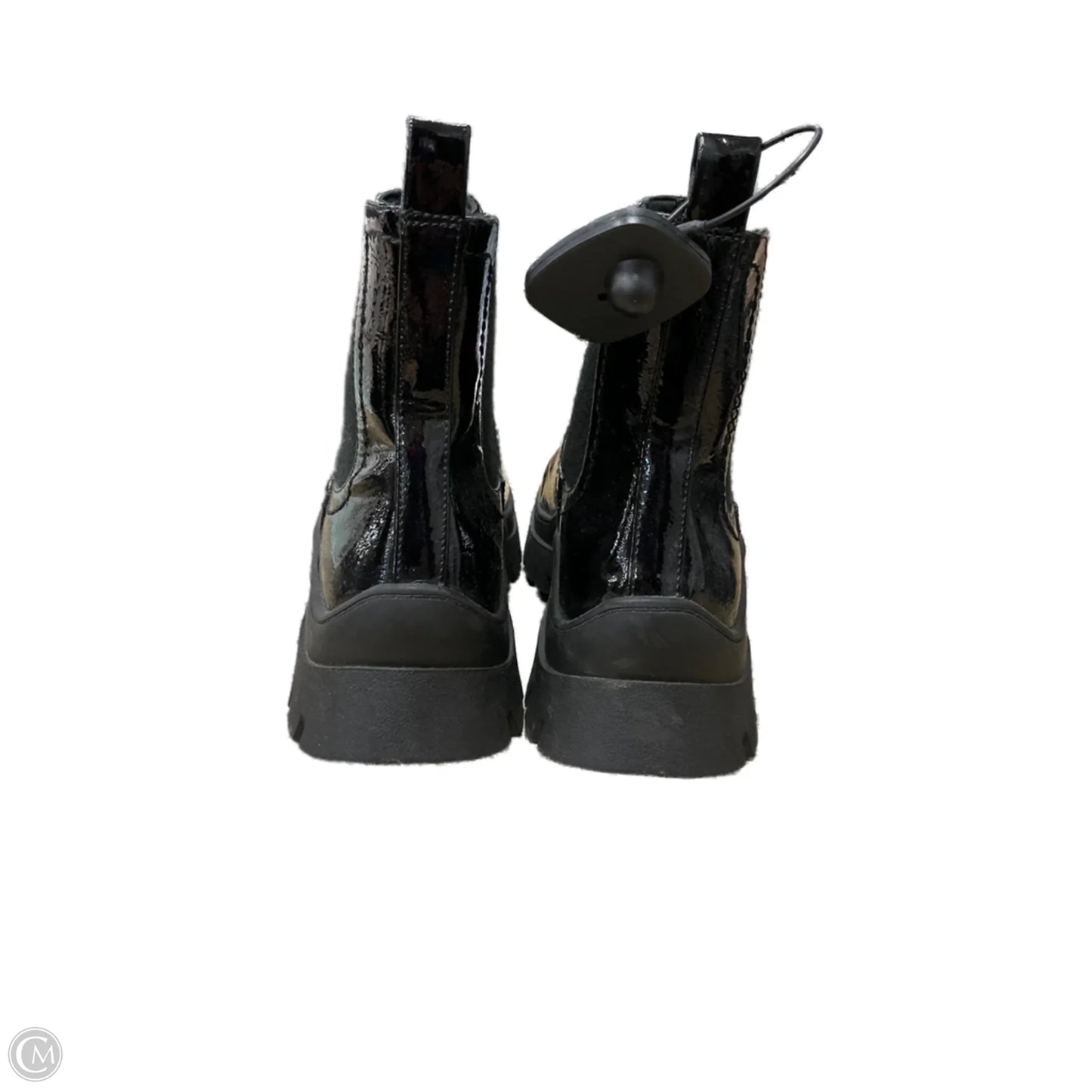 Boots Ankle Heels By Mix No 6 In Black, Size: 9.5