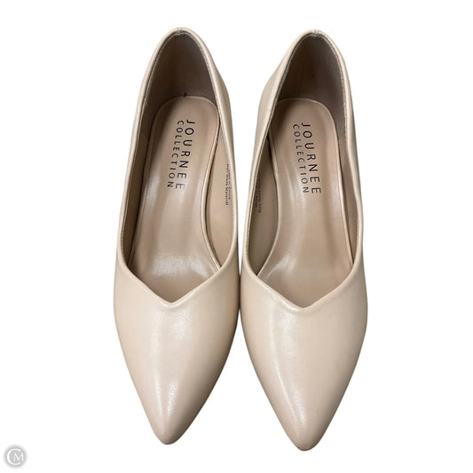 Shoes Heels Kitten By Journee In Tan, Size: 7