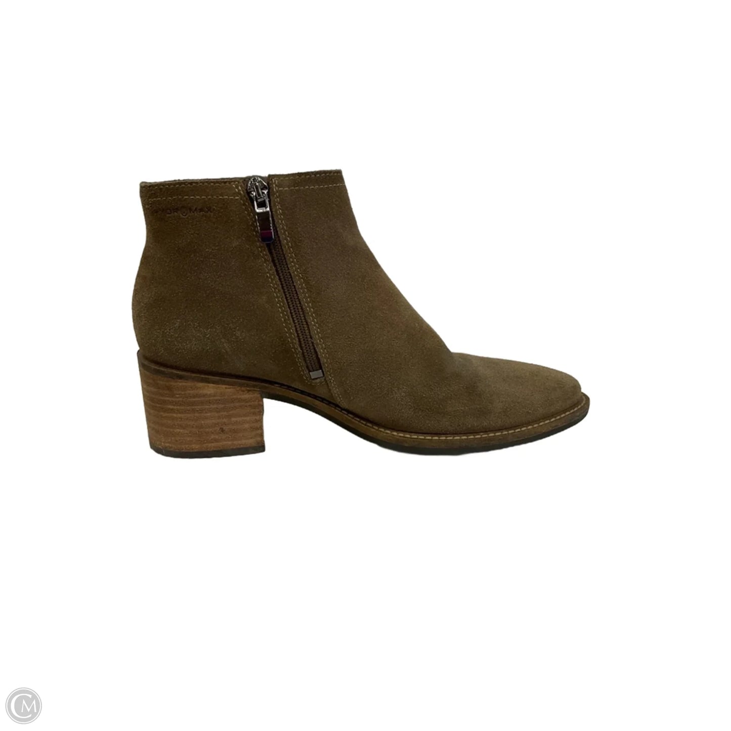 Boots Ankle Flats By Ecco In Brown, Size: 6.5