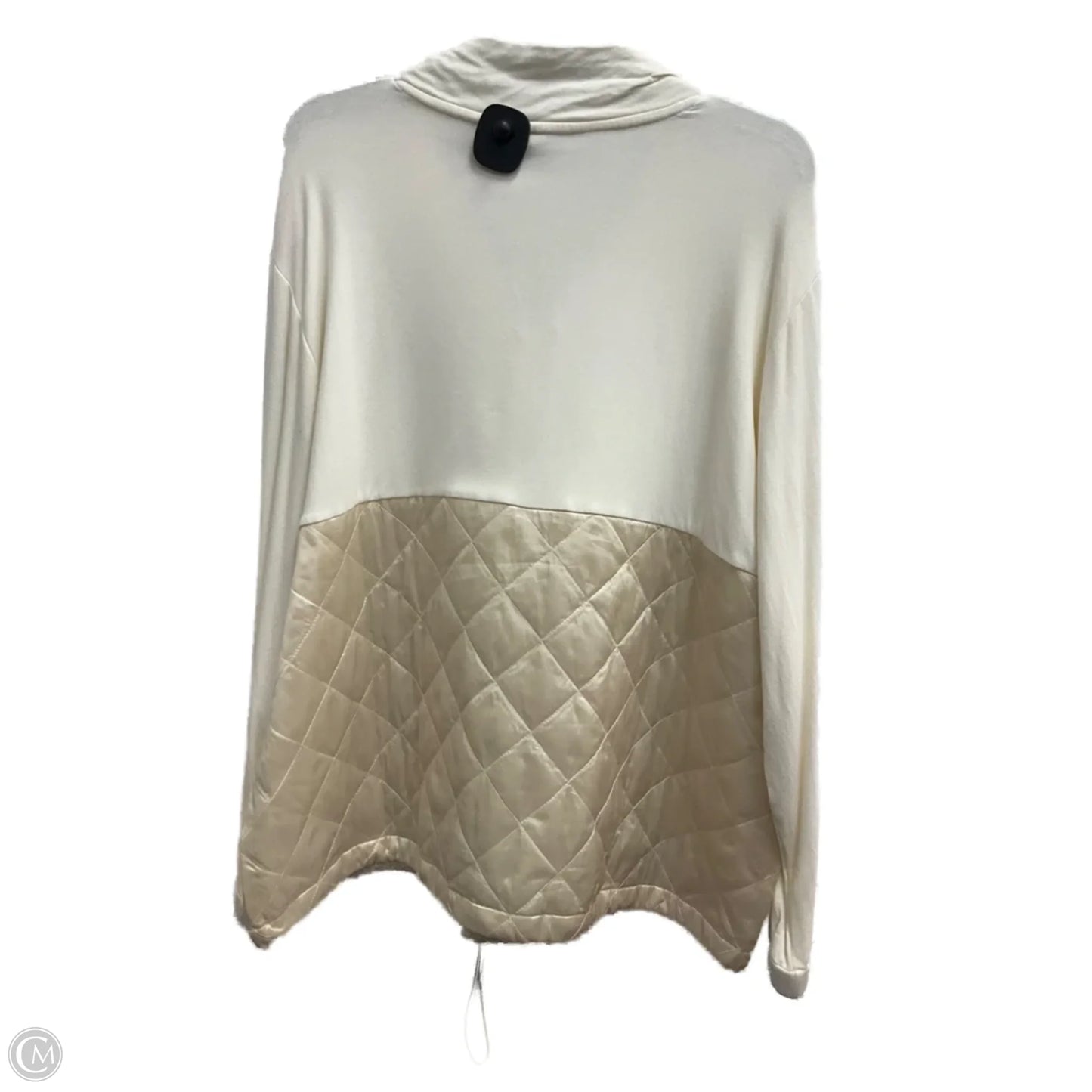 Sweatshirt Collar By Cato In Ivory, Size: 1x