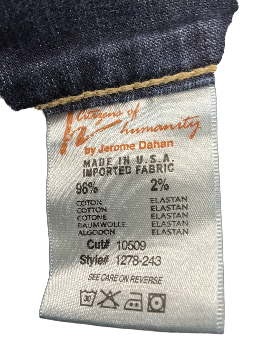 Jeans Skinny By Citizens Of Humanity  Size: 4