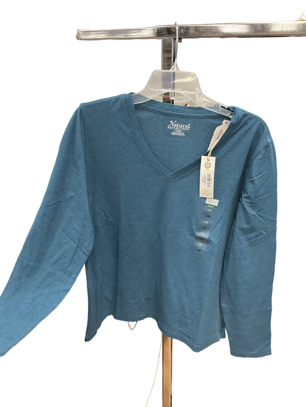 Top Long Sleeve By Natural Reflections  Size: L