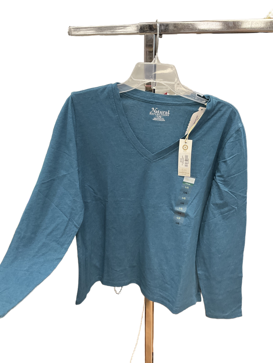 Top Long Sleeve By Natural Reflections  Size: L