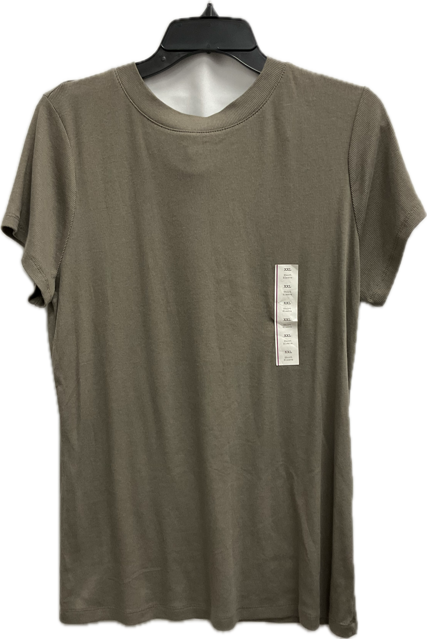 Top Ss Basic By A New Day In Taupe, Size:Xxl