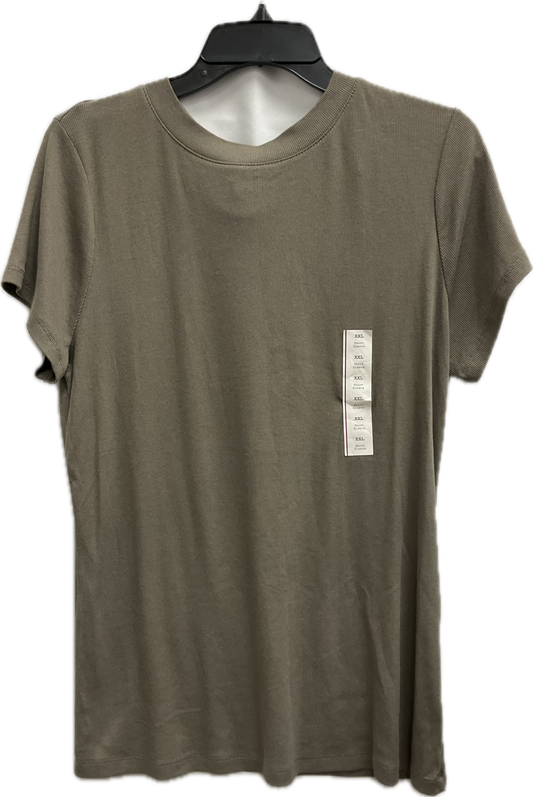 Top Ss Basic By A New Day In Taupe, Size:Xxl