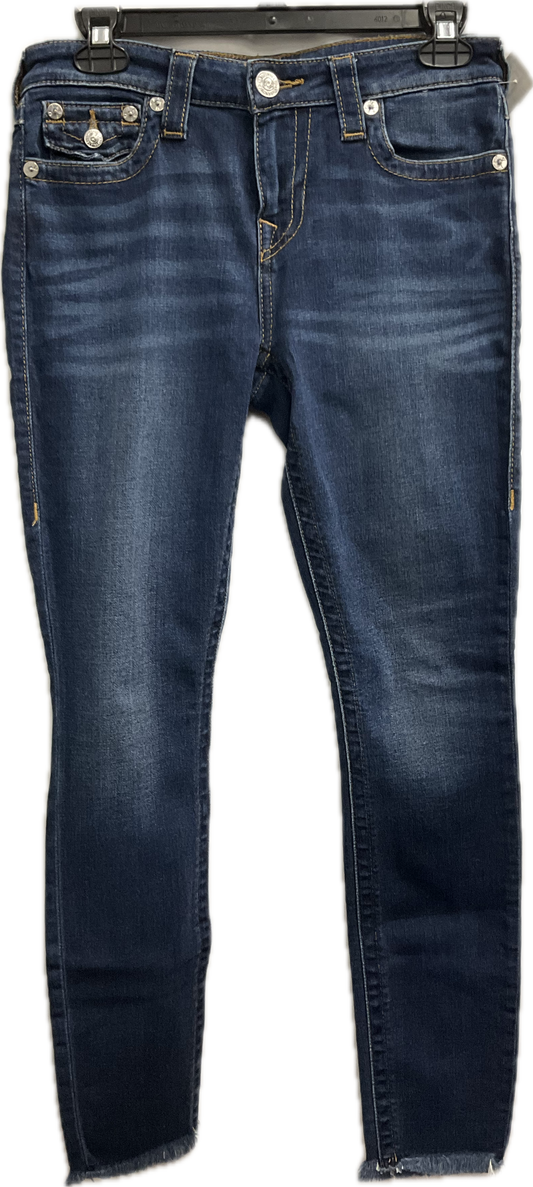 Jeans Straight By True Religion In Blue Denim, Size:4