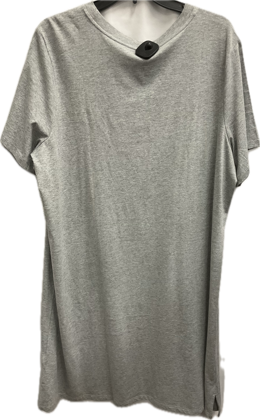 Dress Casual Midi By Old Navy In Grey, Size:Xl