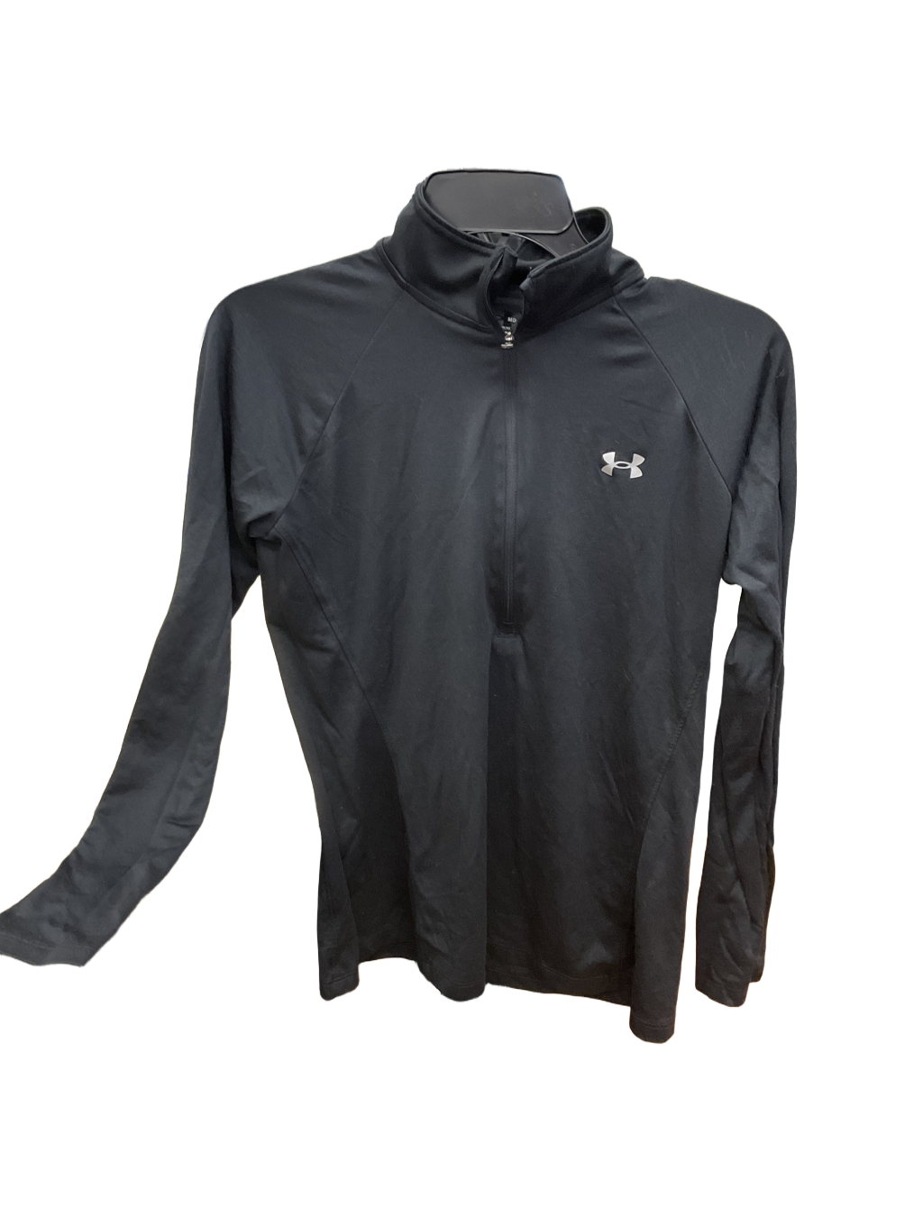 Athletic Top Long Sleeve Collar By Under Armour  Size: M