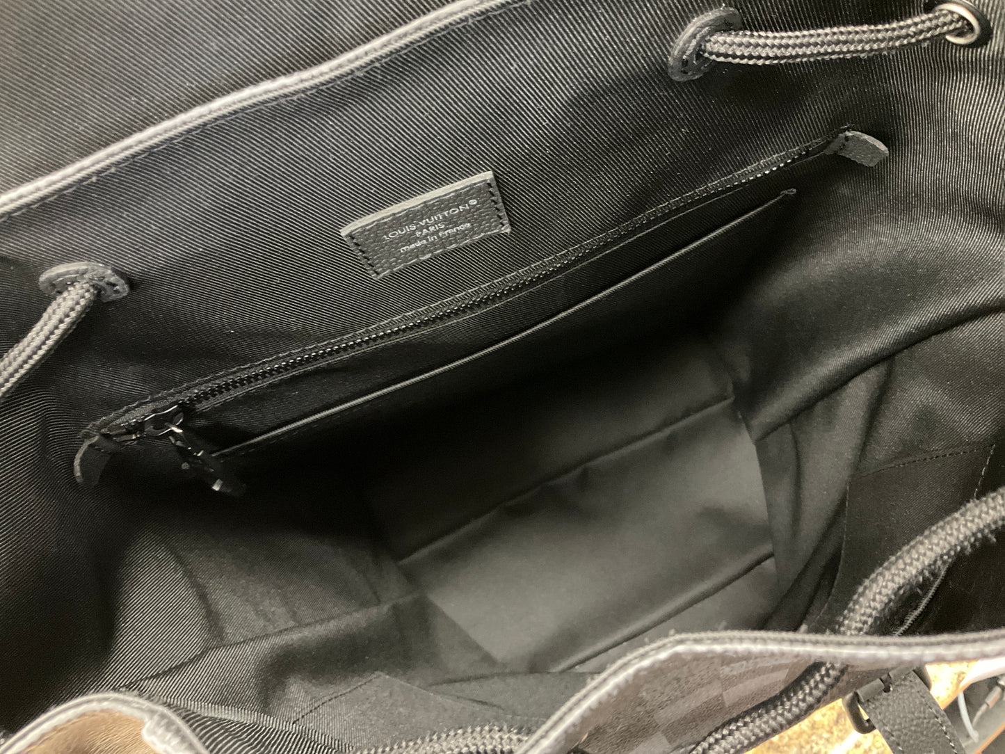 Backpack Luxury Designer By Louis Vuitton, Size: Large