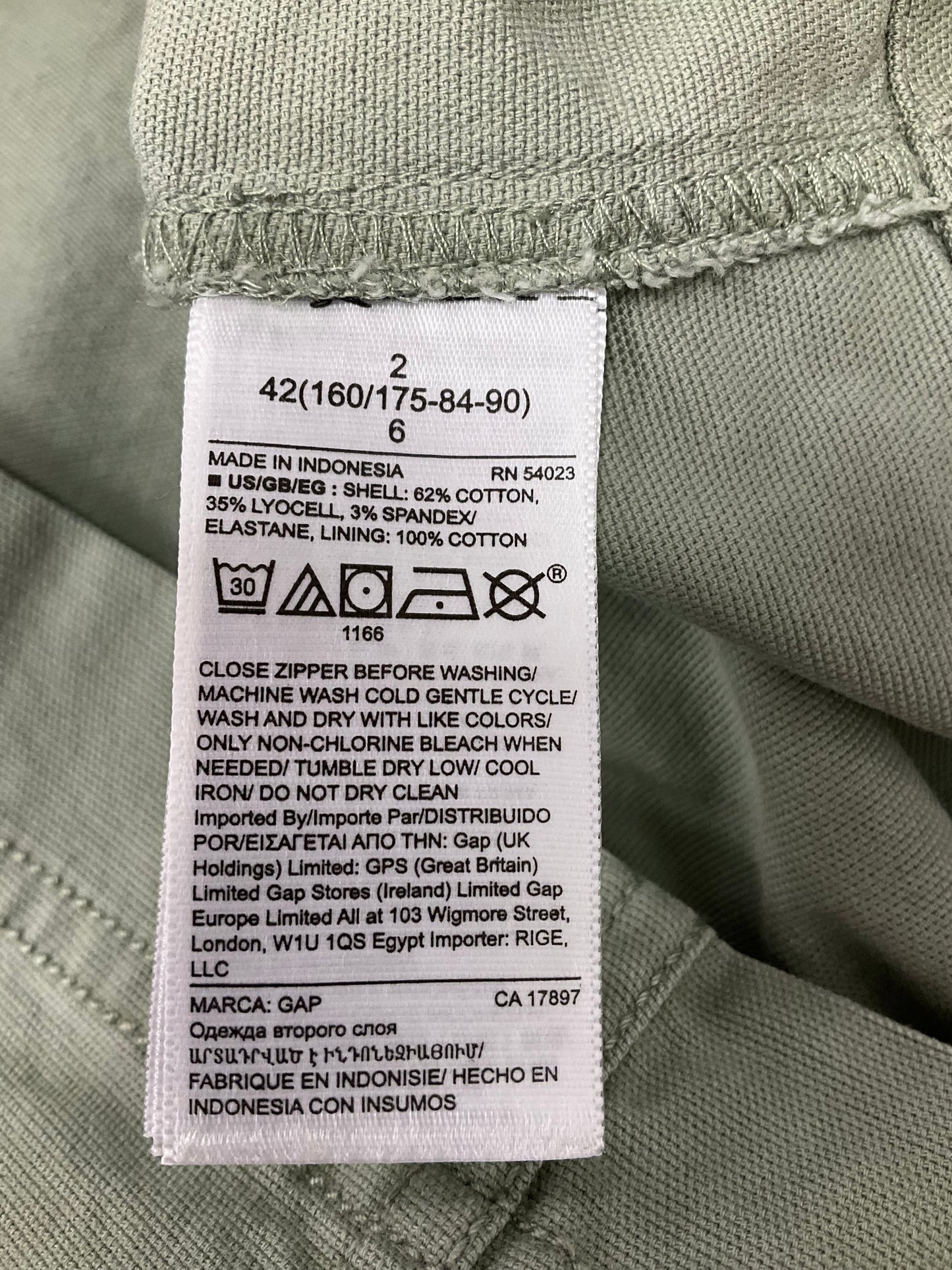 Skirt Mini & Short By Gap In Green, Size:2