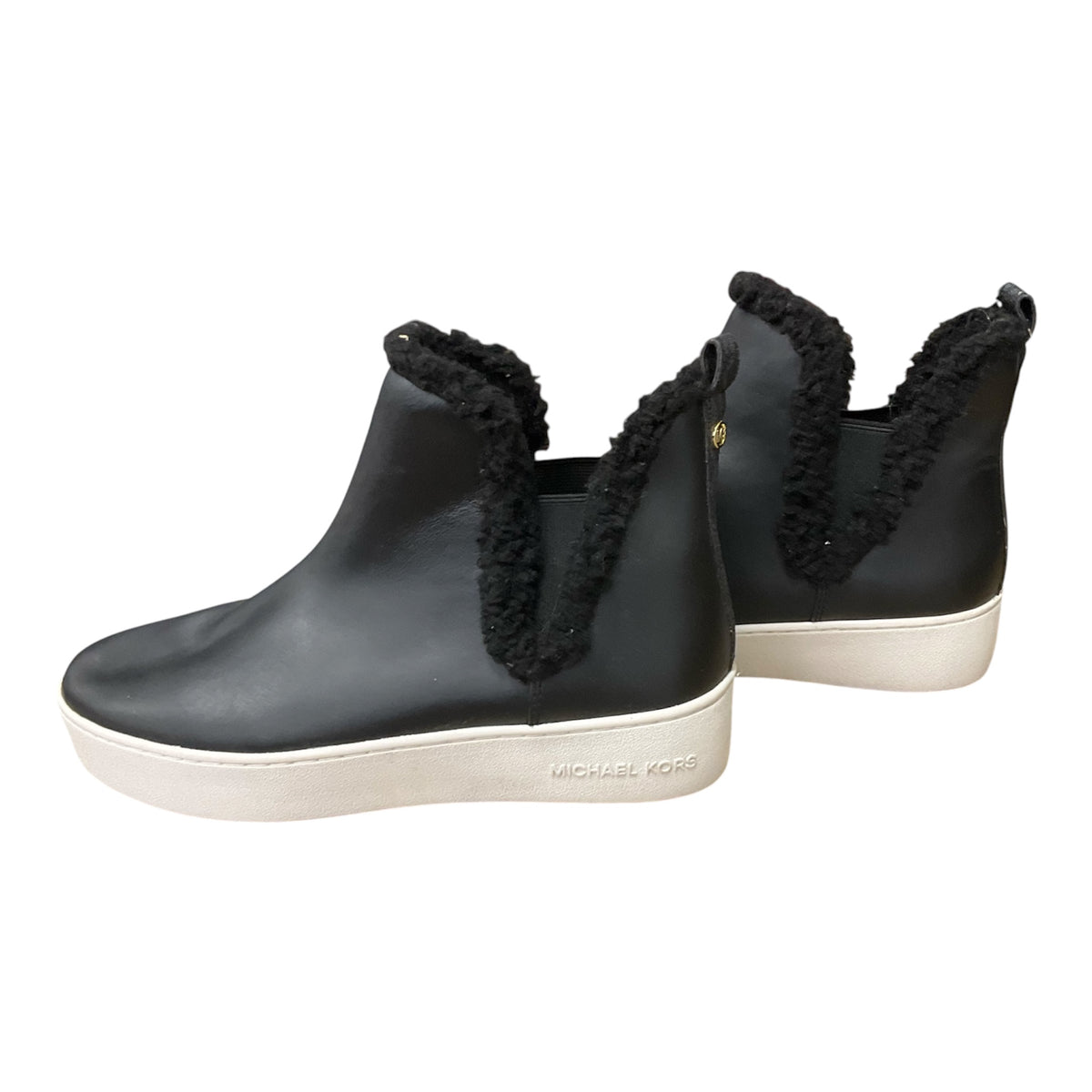 Boots Designer By Michael Kors In Black, Size: 7