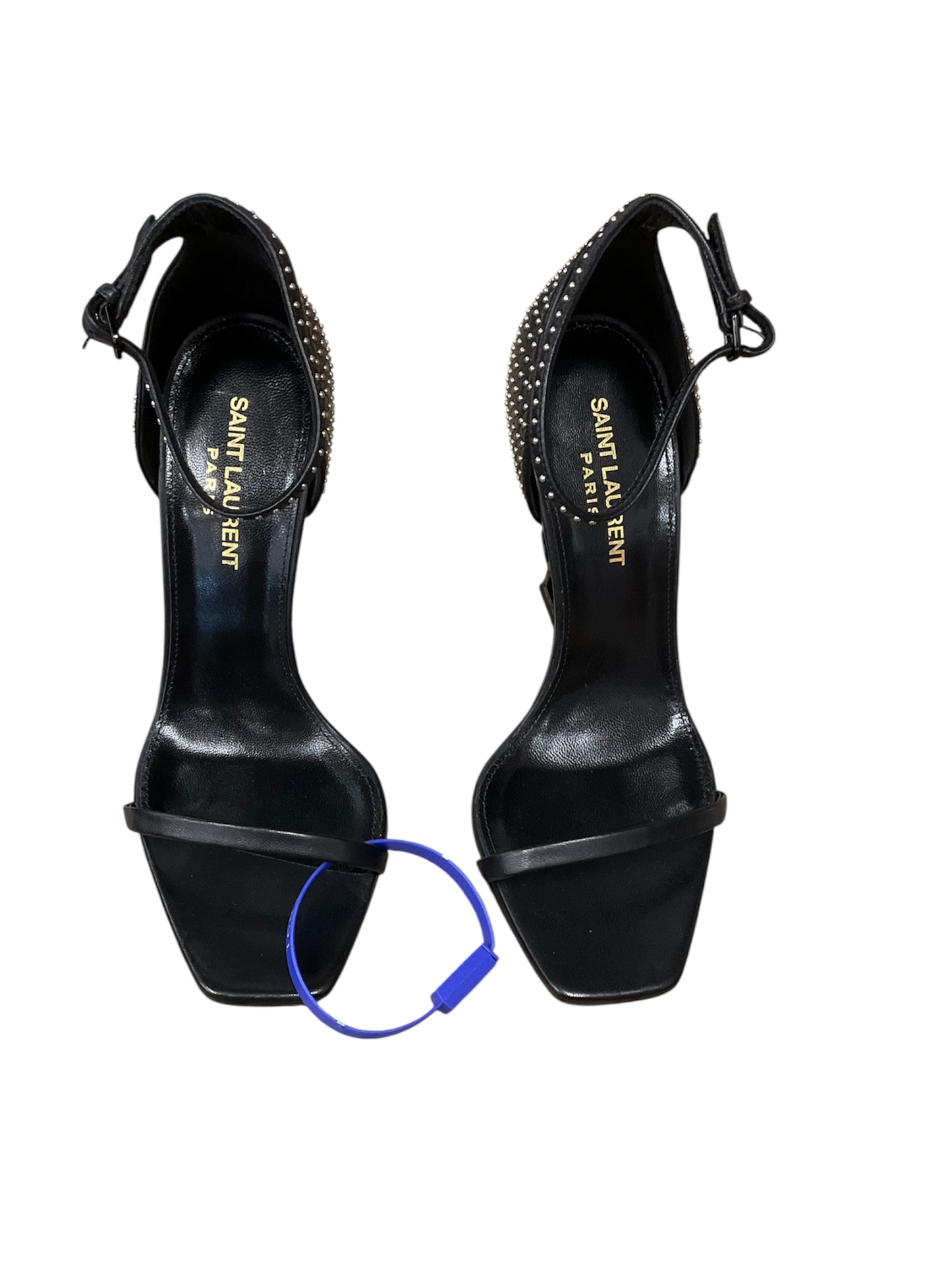 Shoes Luxury Designer By Yves Saint Laurent In Black, Size: 7