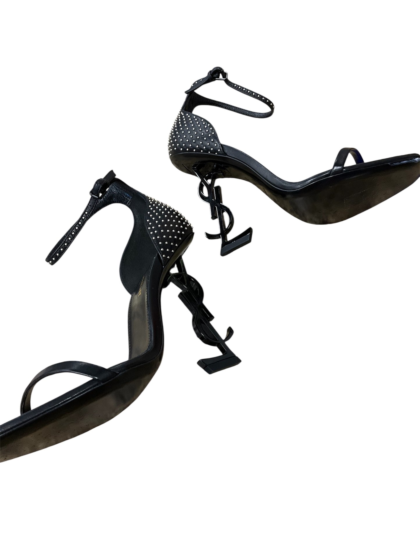 Shoes Luxury Designer By Yves Saint Laurent In Black, Size: 7