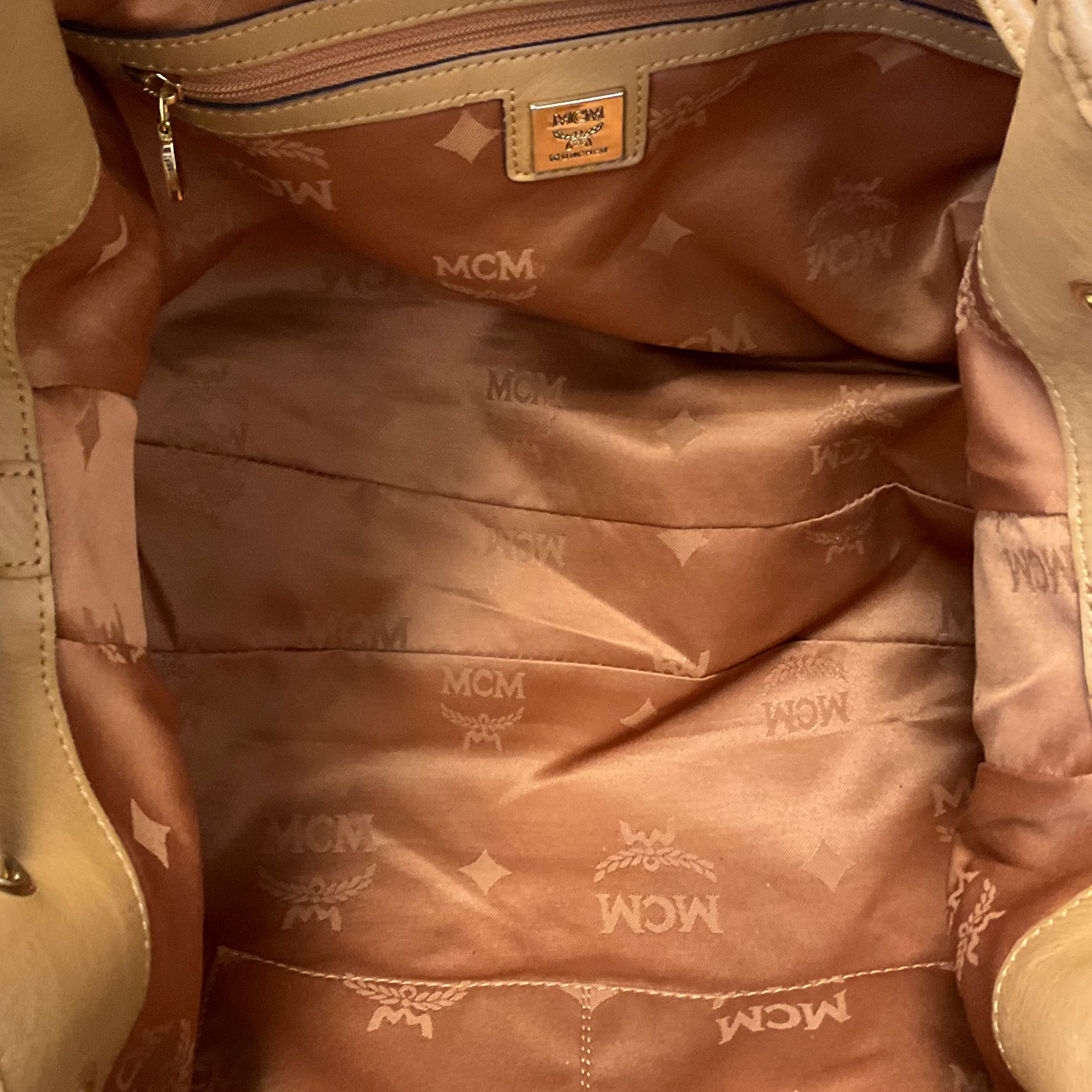 Handbag Luxury Designer By Mcm, Size: Medium