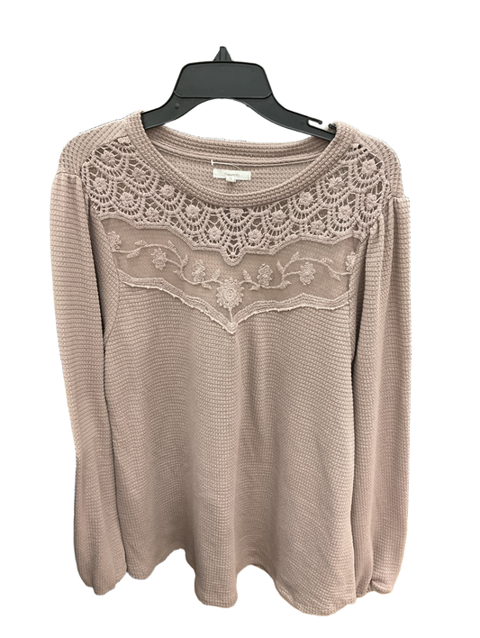 Top Long Sleeve By Maurices  Size: 1x