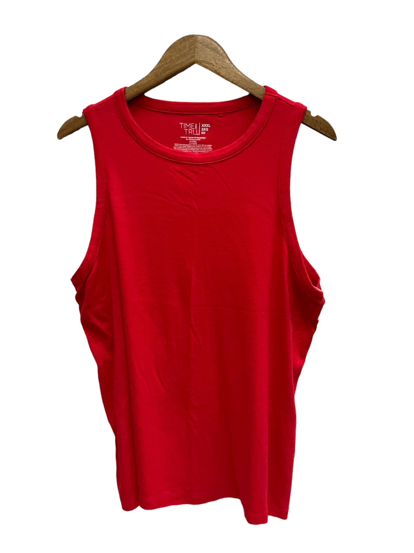Top Sleeveless Basic By Time And Tru  Size: 3x