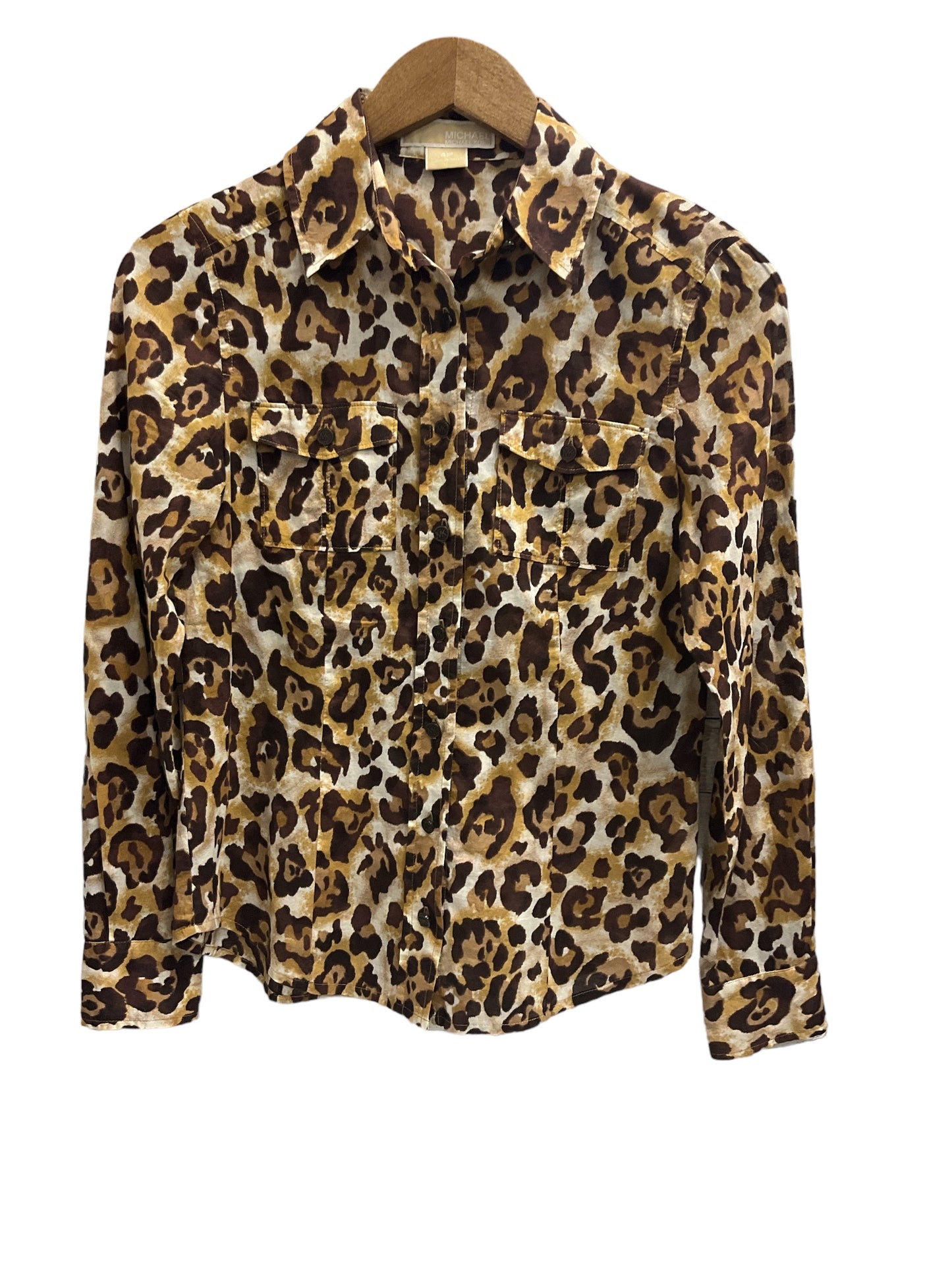 Blouse Long Sleeve By Michael By Michael Kors  Size: 4